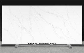 Amina White CSQ276 Quartz Slabs