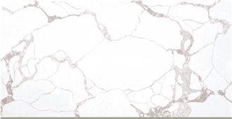 White Mogao Quartz Slabs