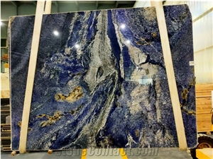 Azul Bahia Granite Slabs Polished