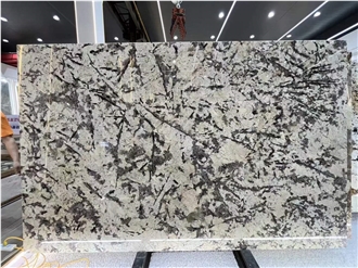 Brazil Snow Mountain Silver Fox Granite Slabs