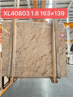 Cream Rose Marble Slabs Tiles