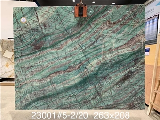 Luxury Amazon Green Quartzite Slabs