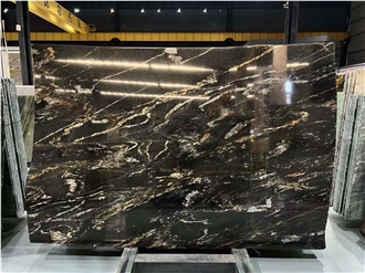 Titanium Black Granite Slabs