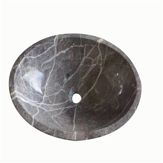 Carso Grey Marble Basin With High Quality