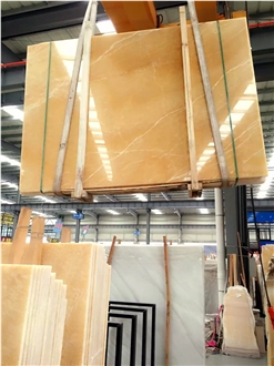 Chinese Yellow Onyx With Good Price Slabs