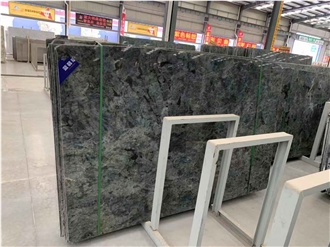 Pure Blue Labradorite Blue Granite Slabs Polished