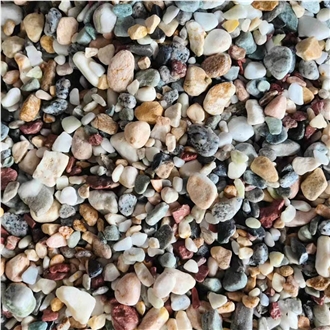 China Local Mixed Surface Machine Tumbled Pebble Stone