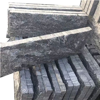 Competitive Price Natural Grey Granite Mushroomed Wall Tiles