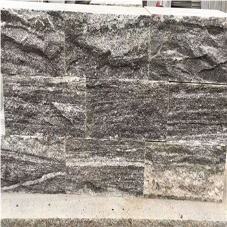 Competitive Price Natural Grey Granite Mushroomed Wall Tiles