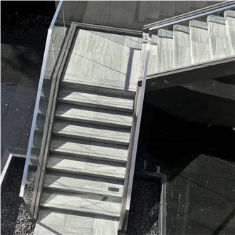 G302 Anti Slip Indoor Granite Stone Stairs