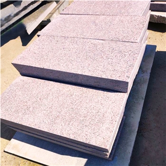 G352 Red Flamed Granite Stone Steps