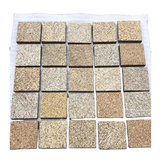 G682 Yellow Sandy Coast Stone Granite Paving Cobblestone