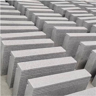 Granite Block Type Anti Slip Outdoor Stone Lines Groove Stair Steps