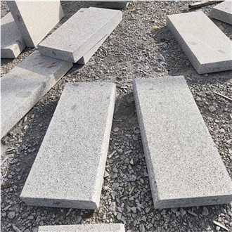 Grey 20*60 Driveway Kerbs Flamed Granite Manufacture