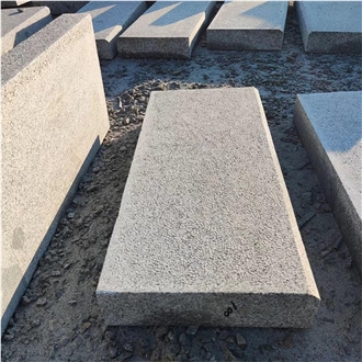 Grey 20*60 Driveway Kerbs Flamed Granite Manufacture