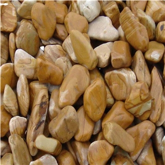 Landscaping Decoration Tumbled Polished Natural Pebble Stone