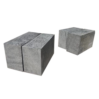 Natural Black Granite Combed Wall Masonry Stone