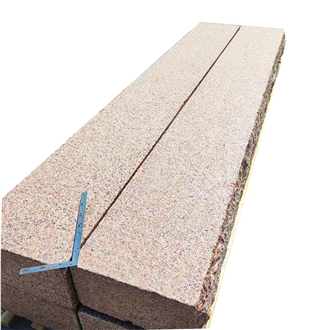 Wholesale Red Granite G386-8 Flamed Rough Edge Stone Steps