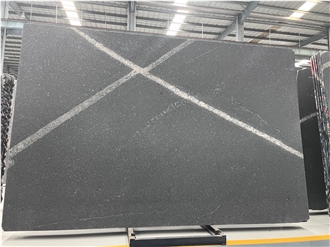 Spider Black Quartzite Slabs