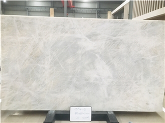 White Cristallo Quartzite Polished Slabs