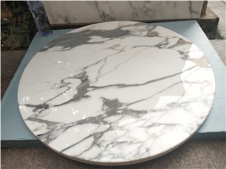 Calacatta White Marble Table Tops