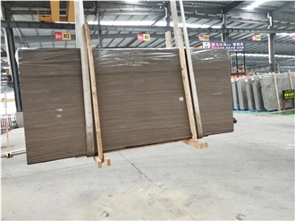 Good Quality Coffee Wooden Marble Slab Wall Tiles