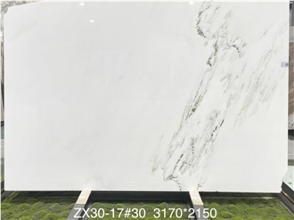 Han White Marble Slabs Tiles For Countertop  Flooring Wall