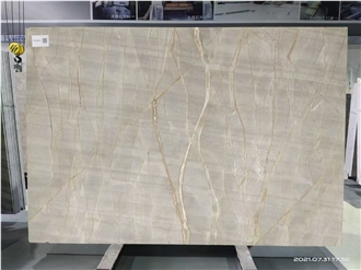 Picasso Gold Golden Marble Slabs Hotel Wall Tile Use