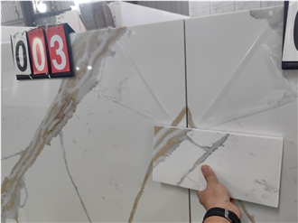 Foshan High Quality 5072 Calacatta Stella Quartz Slabs