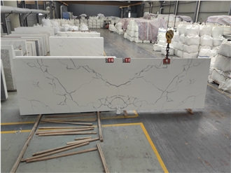 Goldtop Artificial 5030 London White Quartz Tiles