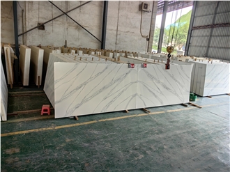 High Qyality 5044 Volakas Quartz Tiles