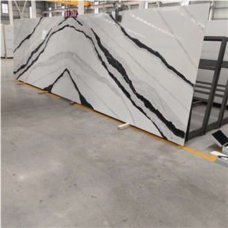 Hot Sale 5008 Panda White Artificial Stone Slabs