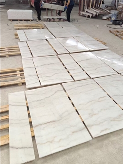 GOLDTOP OED/OEM Guangxi White Marble Tiles