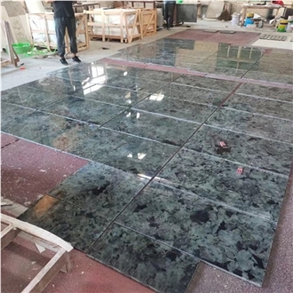 GOLDTOP Polished Lemurian Blue Granite Slabs For Tile