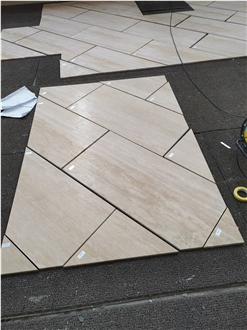 GOLDTOP Turkey Roman Travertine Floor Tile For Hotel