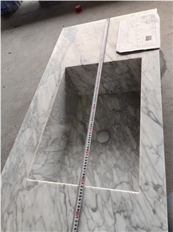 Popular New Carrara White Marble Countertop