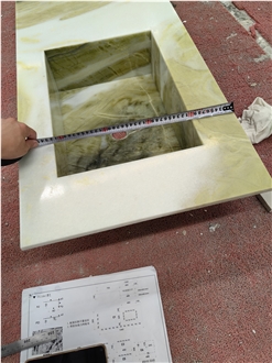 Popular New Green Cold Ice Jade Marble Tiles