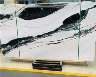 China Panda White Marble Slabs Tiles