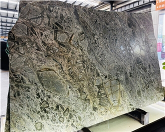 Green Peacock Marble Slabs