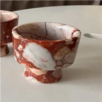 Marble Bowl Candle Holde Pedestal Column