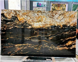 Natural Magma Gold Granite Slabs