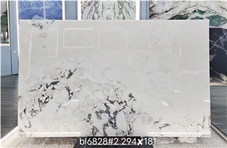 Polished Dover White Slab And Tiles