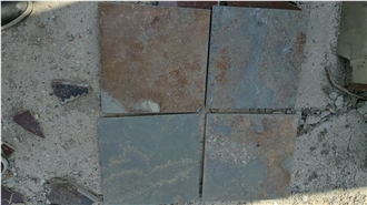Rustic Slate Tiles For Exterior Patio And  Pool Deck