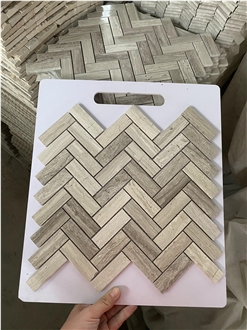 Natural Grey Black Marble Mosaic Tiles