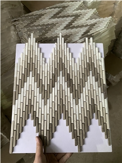 Natural Marble Lantern Mosaic Tiles Pattern