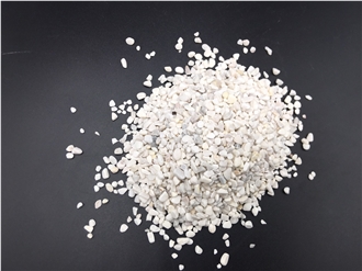 Milky White Pebble Gravel To Make Epoxy Floor Pebbles
