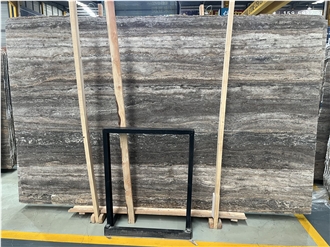 Silver Travertine Slabs