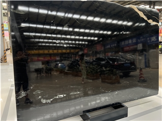 Ancient Black Via Lactea Granite Slabs
