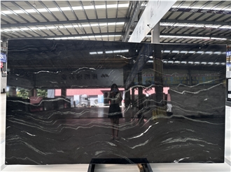 Brasilia Black  Granite Slabs