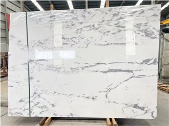 Dover White Marble Slabs Projects